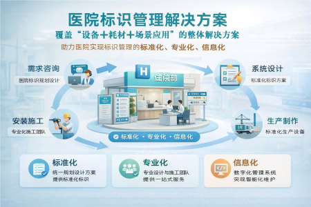 醫院標識管理行業解決方案 推動醫療精細化管理，從“規范一張標簽”開始