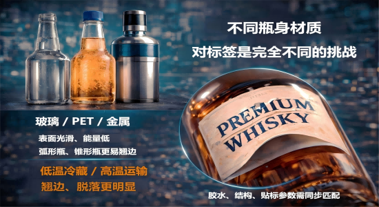 酒水標簽常見痛點與解決方案 ——從材質適配到環境耐受的系統性思路